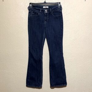 Levi's Jean Pants 28Wx L30 Blue Slender Boot Cut Mid Rise Cotton Blend